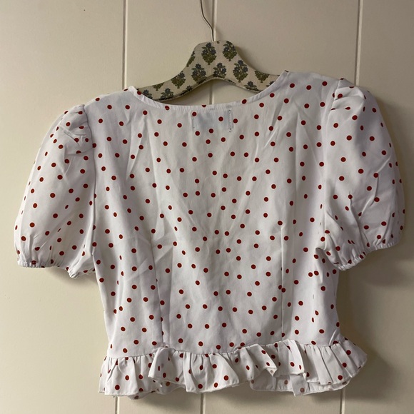 Polka dot crop top! - Picture 2 of 2